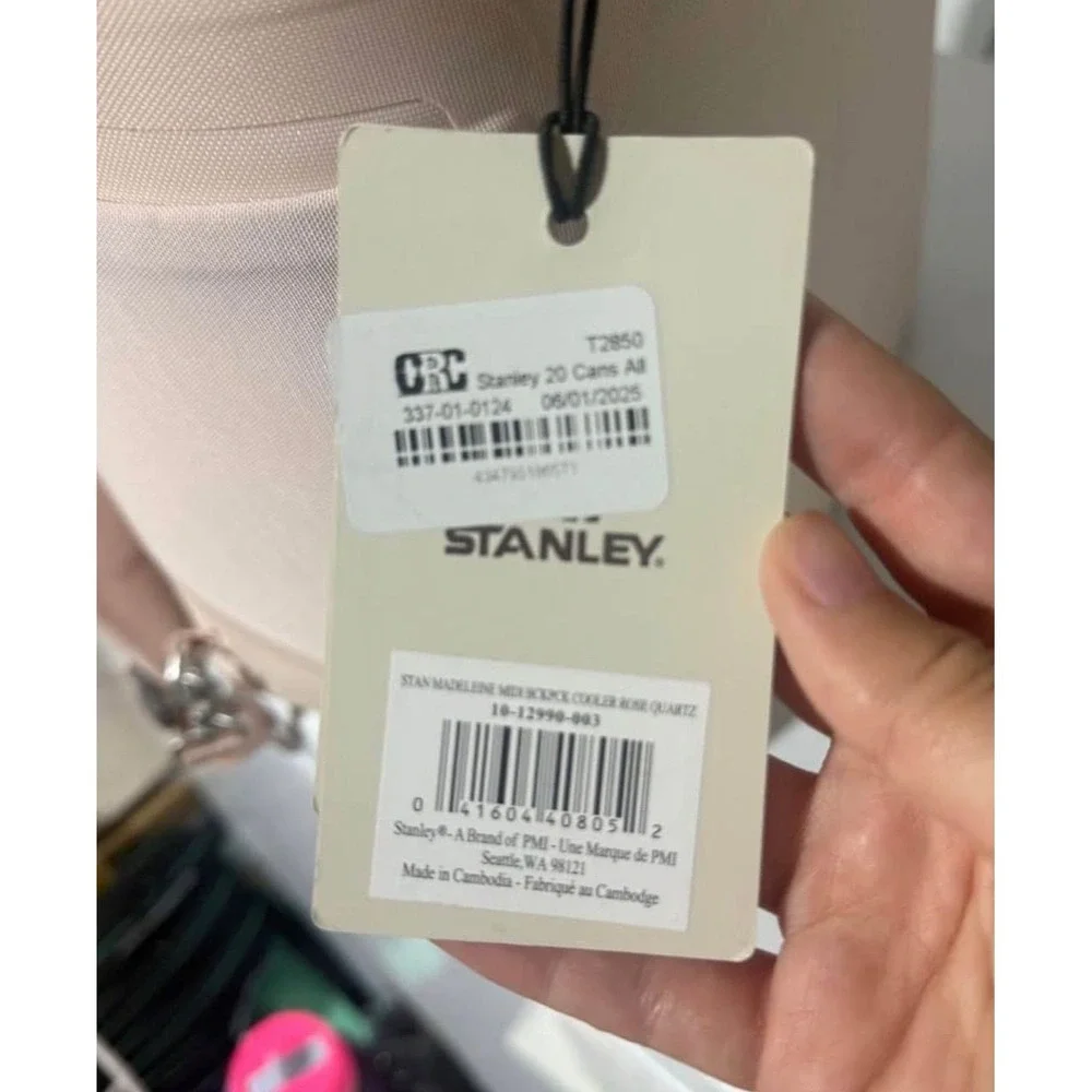 NWT Stanley All Day Madeline MIDI Backpack Cooler In Rose Quartz - Picture 6 of 7